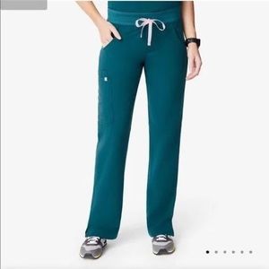 Figs Caribbean Blue Kade Cargo scrub Pants